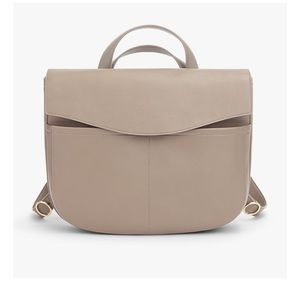 Cuyana Convertible Satchel 13 inch in Stone